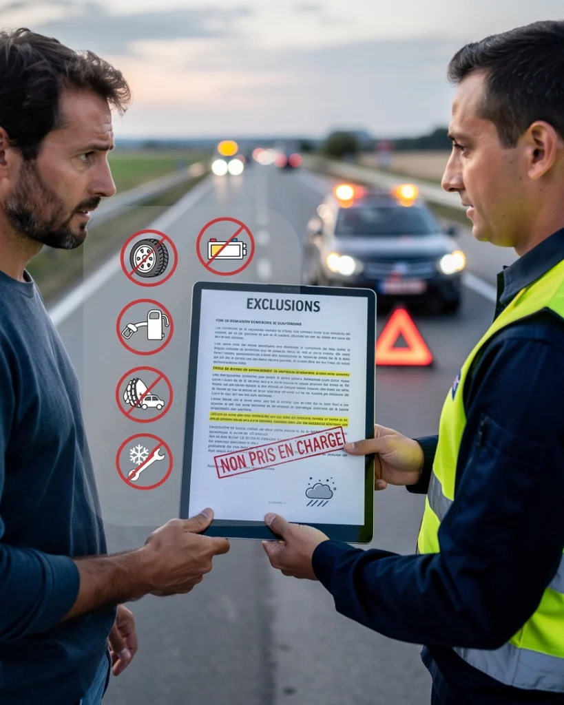 garanties d’assistance